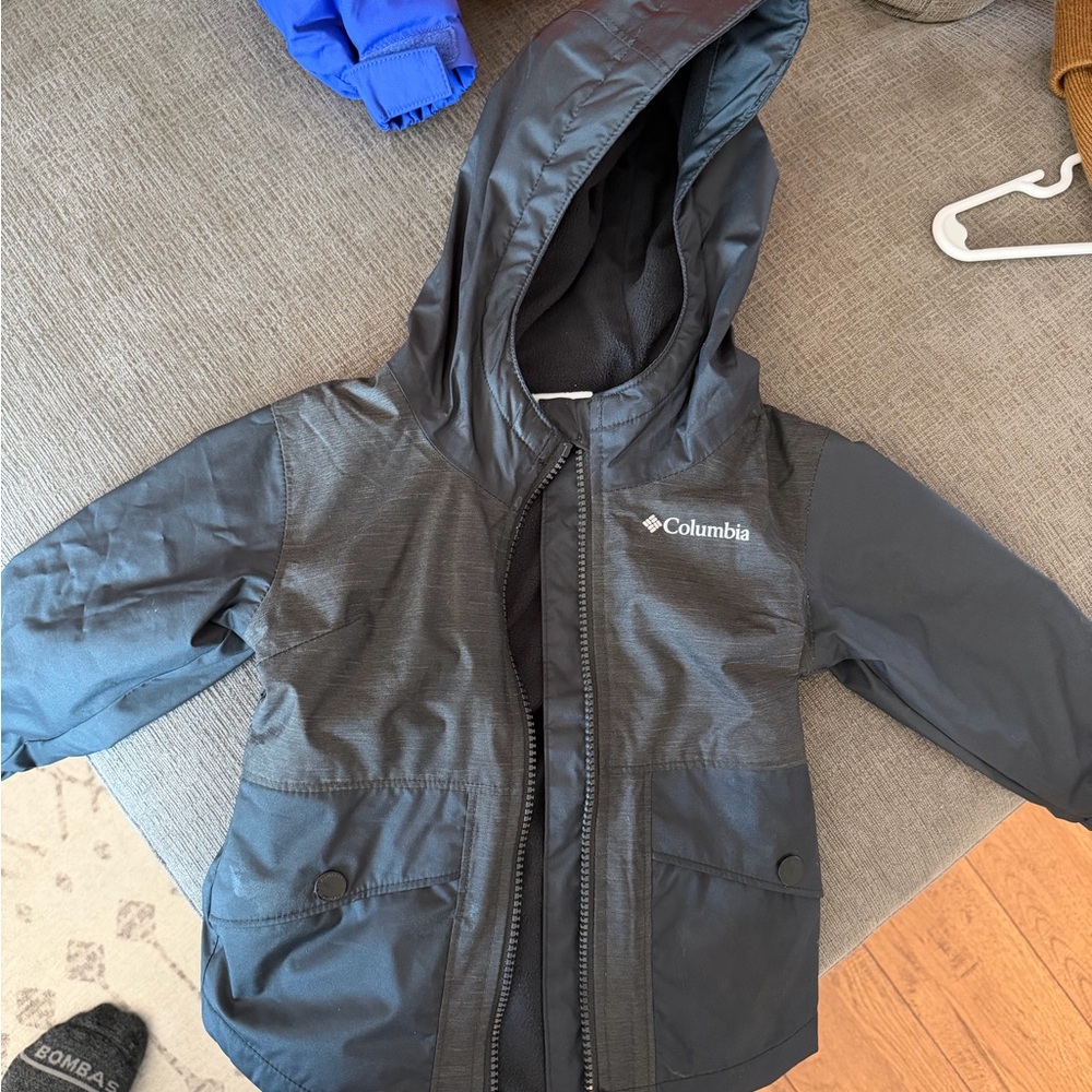 Columbia Kids' Dark Gray Raincoat